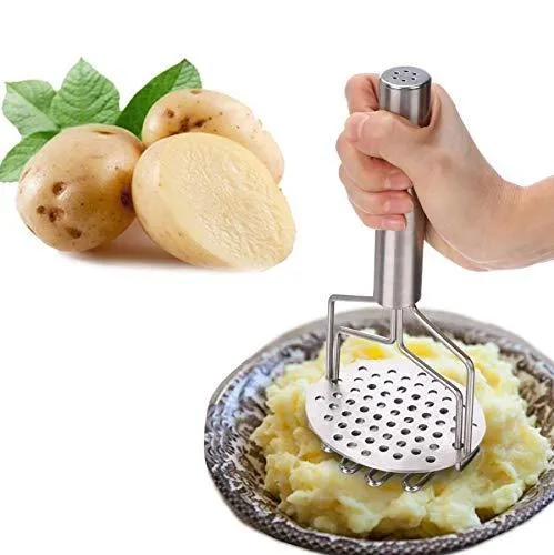 0750_Stainless Steel Hand Masher (Mash for Dal/Vegetable/Potato/Baby Food/pav bhaji