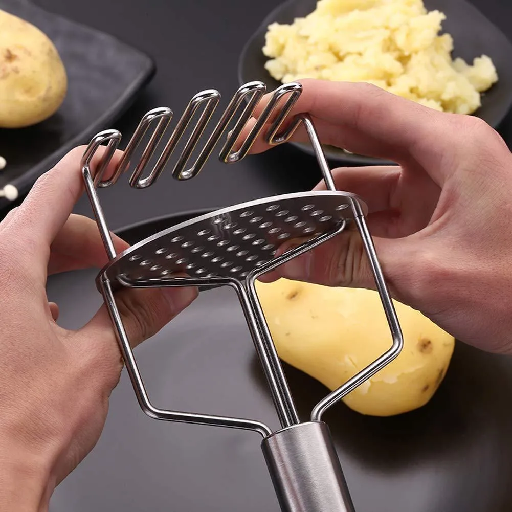 0750_Stainless Steel Hand Masher (Mash for Dal/Vegetable/Potato/Baby Food/pav bhaji