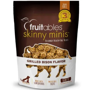 $4 OFF: Fruitables Skinny Minis Grilled Bison Chewy Dog Treats 5oz