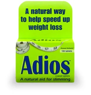 Adios Herbal Slimming Tablets (100 Tablets)