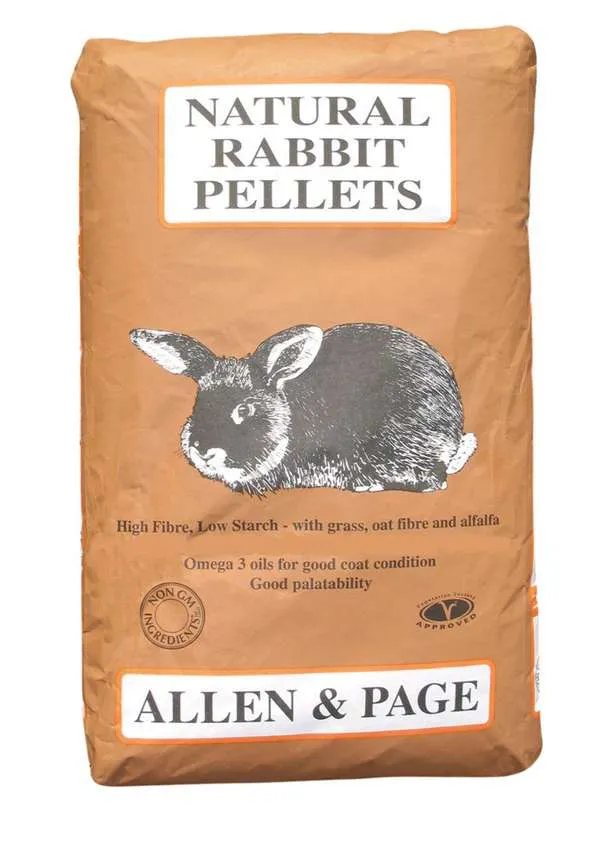 Allen & Page Natural Rabbit Pellets 20kg