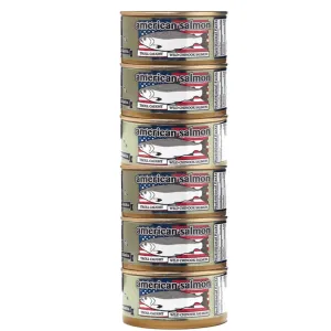 American Salmon 6-Pack Premium from Alaska or West Coast