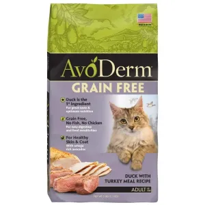 AvoDerm Grain Free Duck with Turkey Meal Dry Cat Food