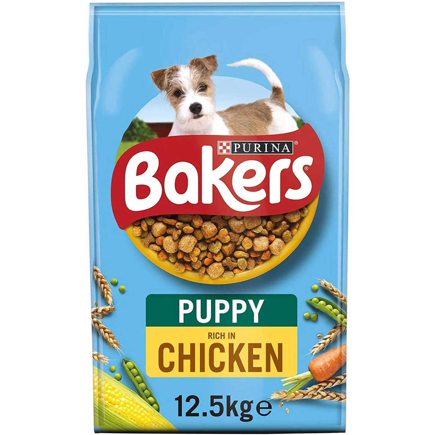 Bakers Puppy Dry Dog Food Chicken & Veg 12.5kg