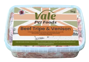 Beef Tripe & Venison 1kg