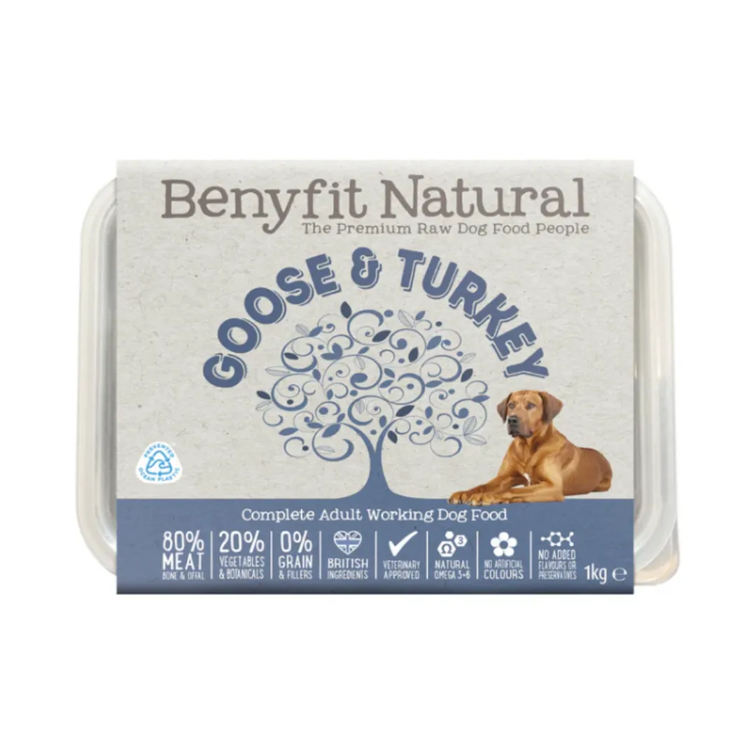 Benyfit Natural Raw Goose and Turkey 500g