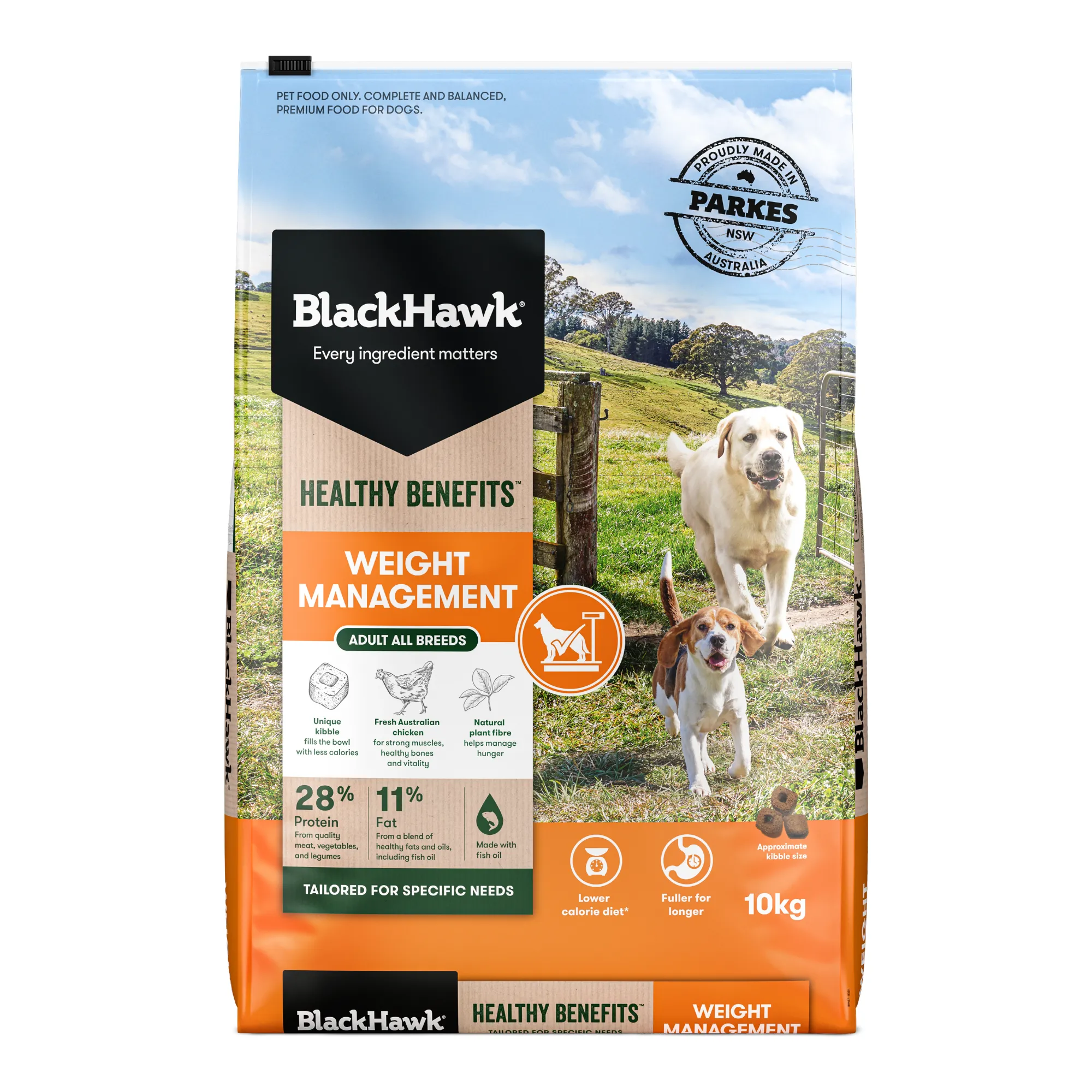 Black Hawk Healthy Benefits Adult Weight Management Dry Dog Food