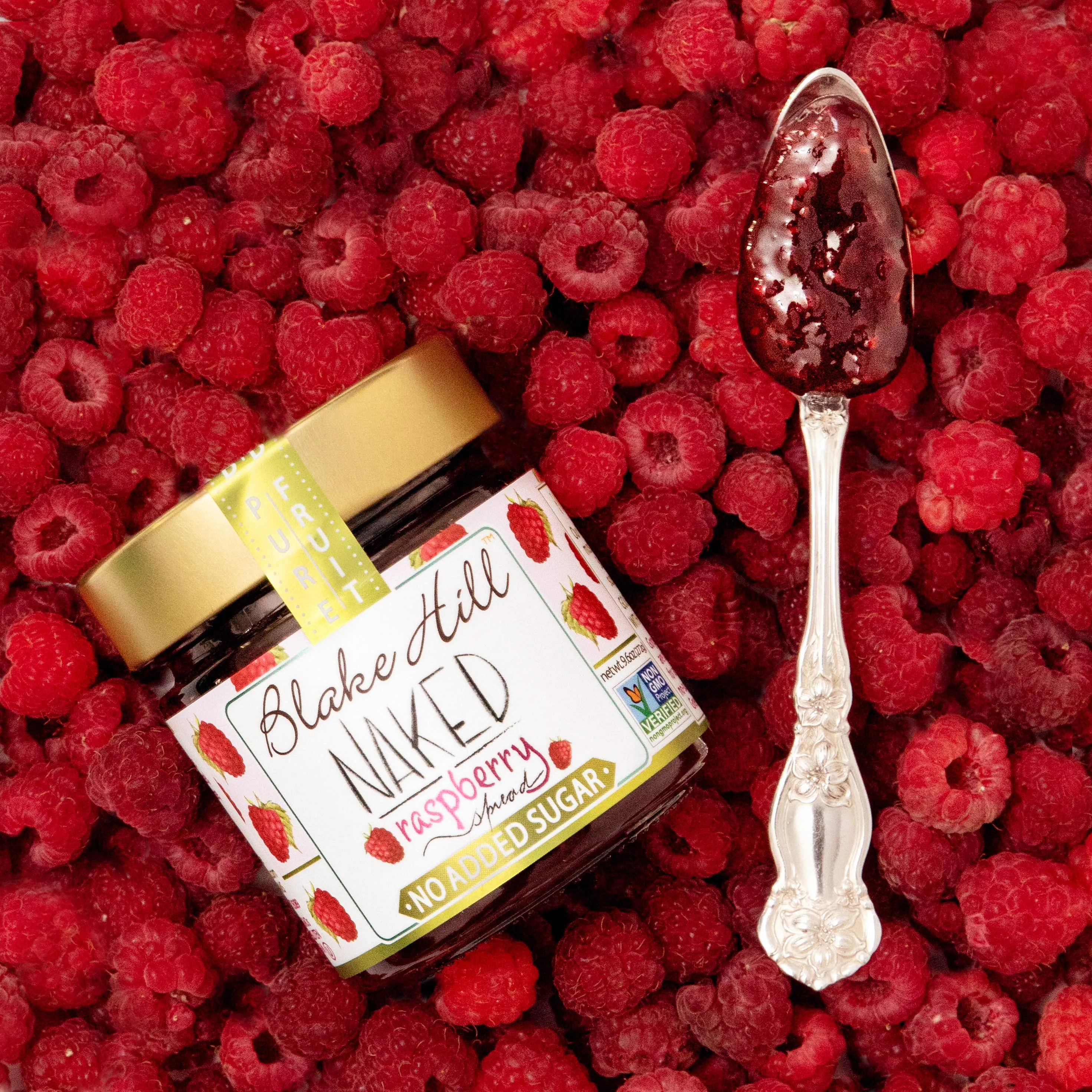 Blake Hill Preserves - Naked Raspberry Spread - No Sugar Added