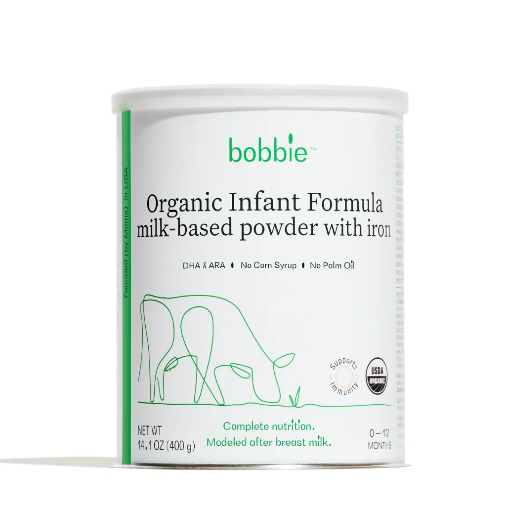 Bobbie Organic Infant Formula ~USDA Organic | Gluten Free | Easy to Digest