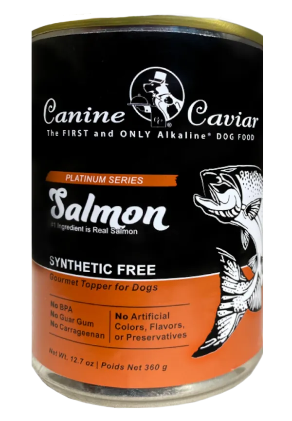 Canine Caviar Synthetic Free Gourmet Wild Salmon Canned Food