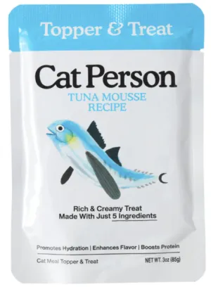 Cat Person C Pouch Topper & Treat Tuna Mousse 3oz