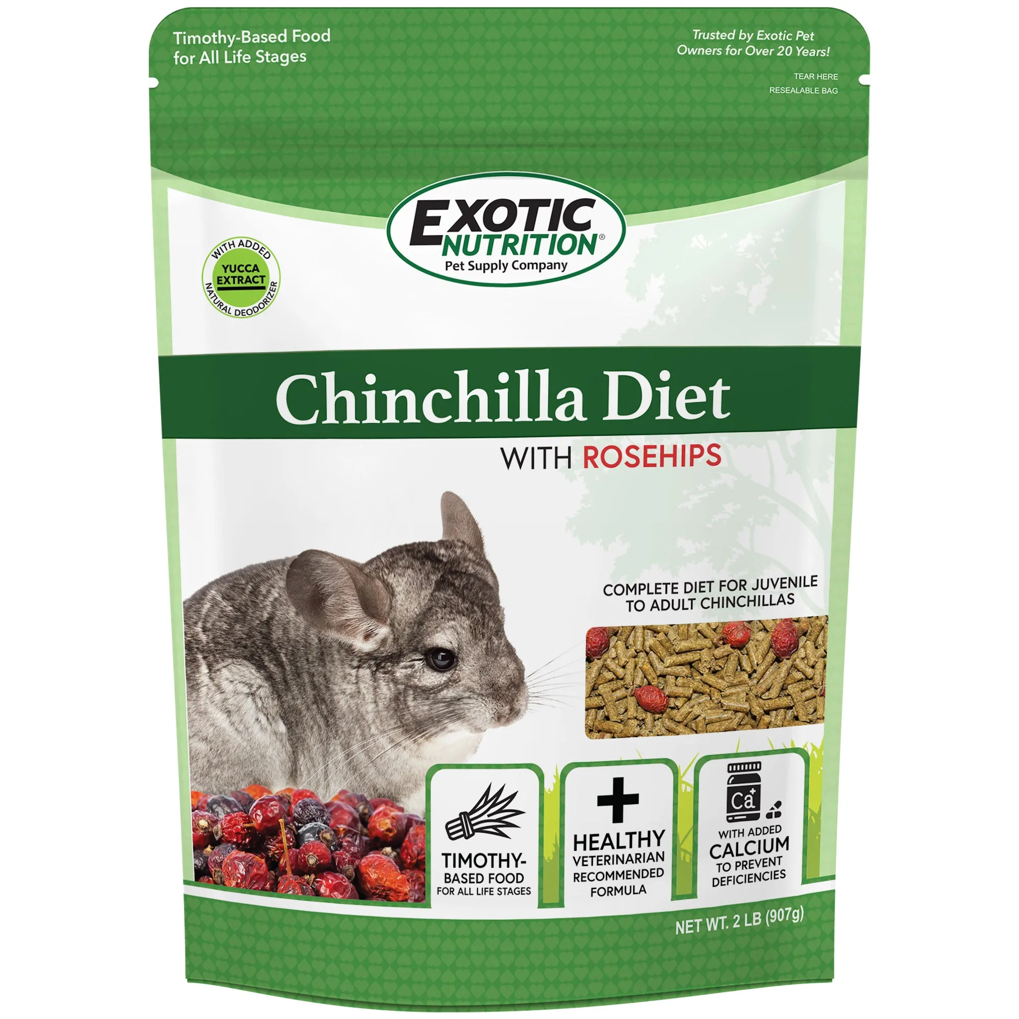 Chinchilla Diet w Rose Hips Chinchilla Food