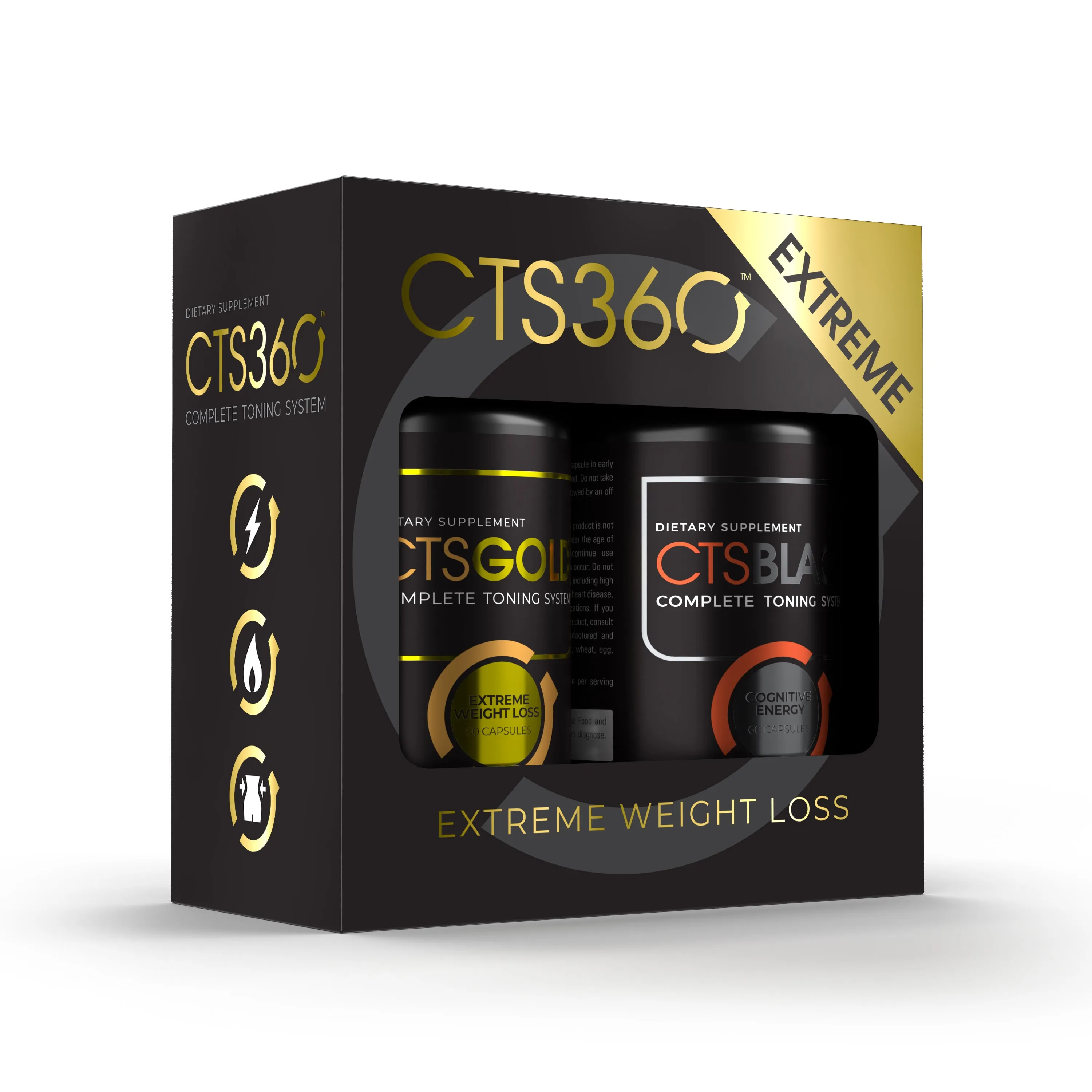 CTS360 Gold Stack - Premium Weight Loss Program - CTS Gold   CTS Black