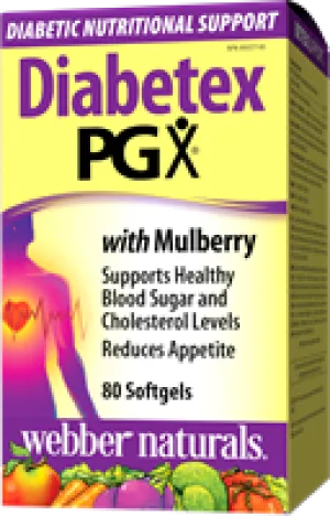 Diabetex PGX, with Mulberry, 80 softgels