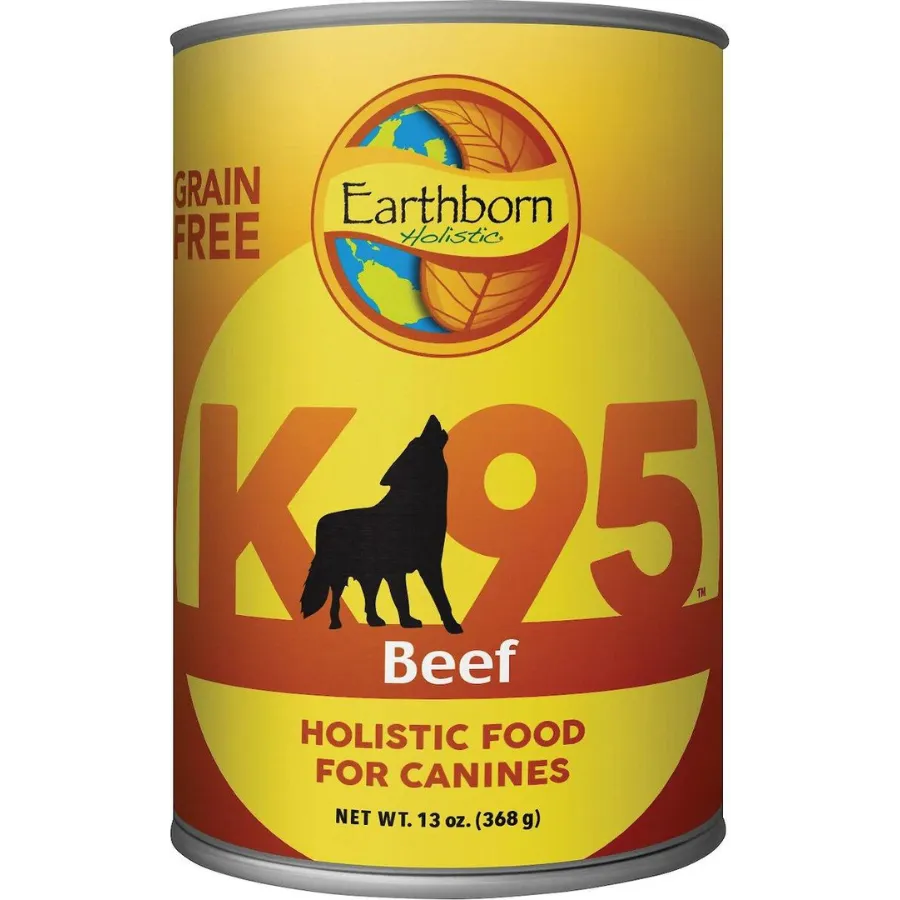 Earthborn Holistic K95 95% Real Beef Grain-Free Dog Food, 13-oz