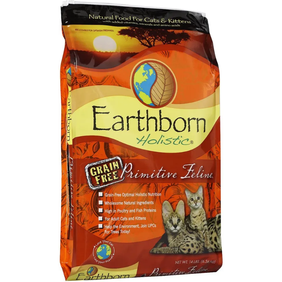 Earthborn Holistic Primitive Feline Grain Free Natural Dry Cat & Kitten Food