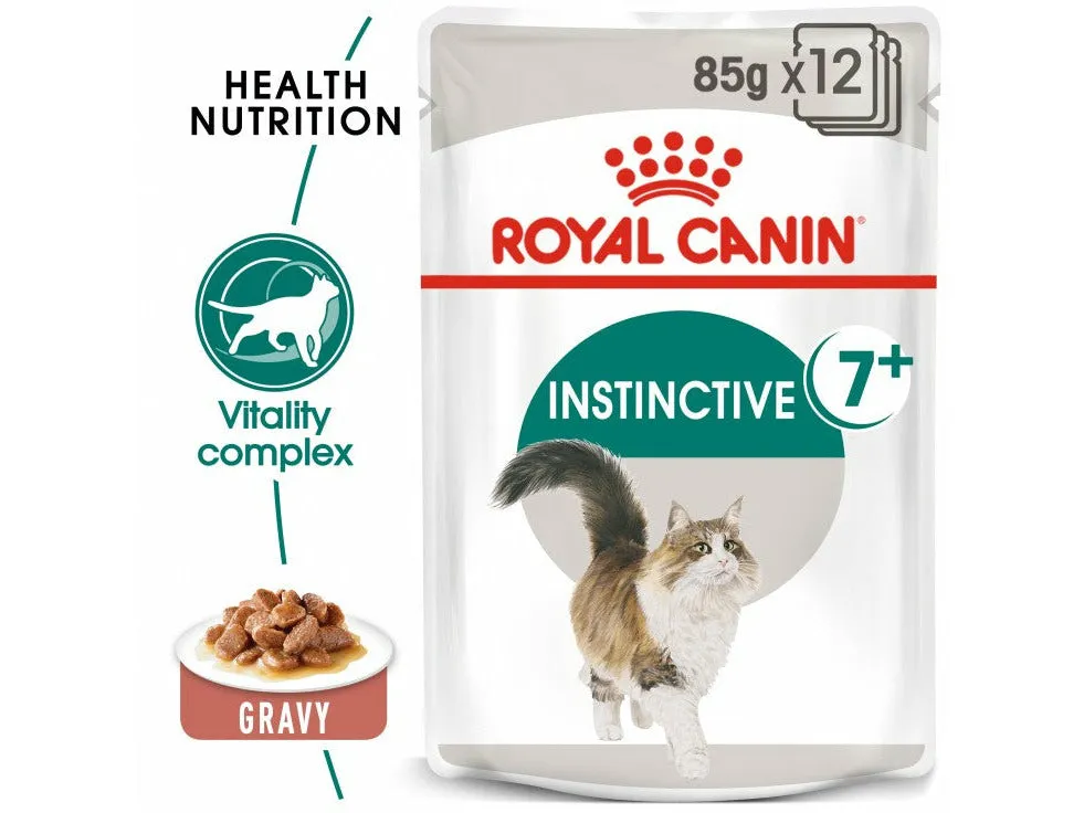 Feline Health Nutrition Instinctive  7 Gravy (Wet Food - 12X85G Pouches)