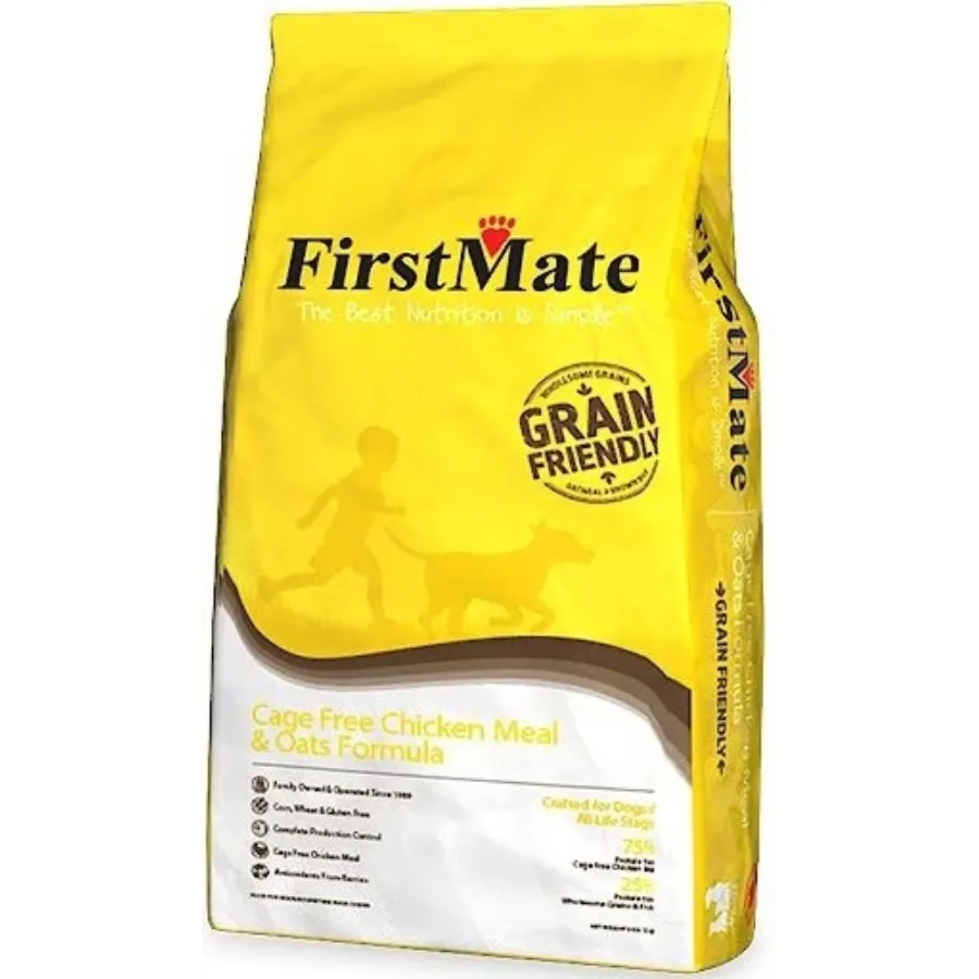 FirstMate Grain Friendly Cage Free Chicken Meal & Oats Dry Dog Food