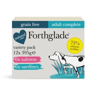 Forthglade Complete Grain Free Adult Fish Multipack 12 x 395g