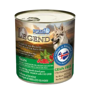 Forza10 Nutraceutic Legend Skin Icelandic Fish Recipe Grain-Free Canned Dog Food 13.7-oz can