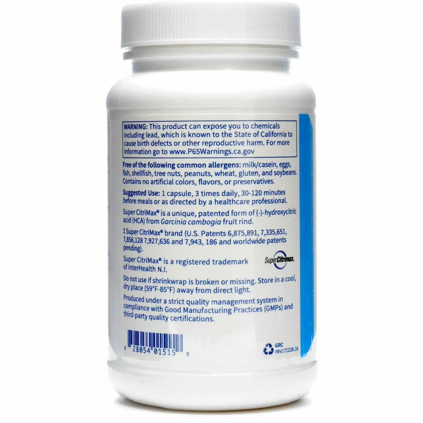 Garcinia Cambogia 100 vcaps By Klaire Labs/SFI Health