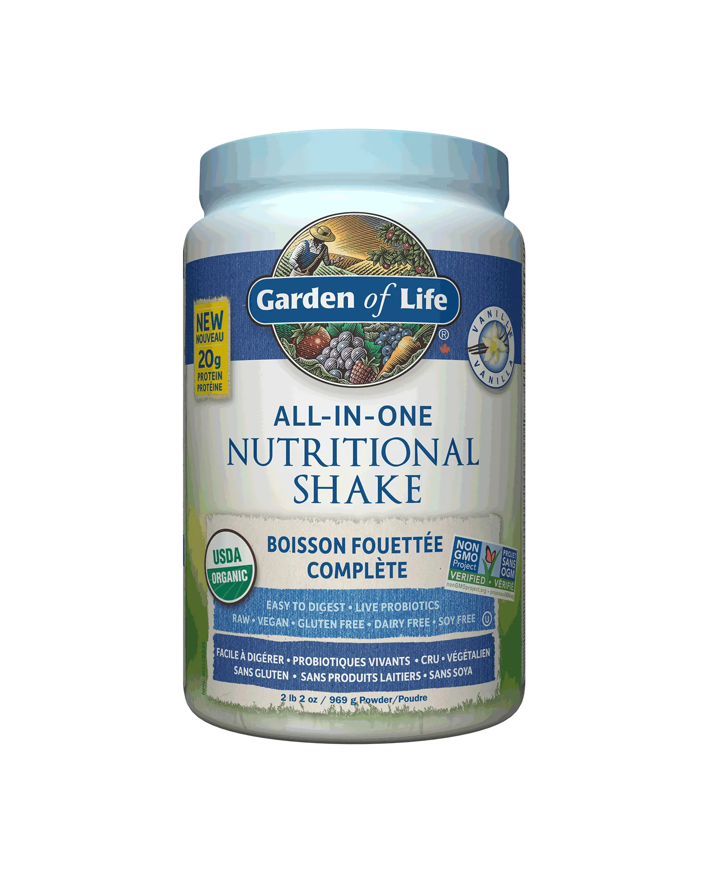 Garden of Life All-In-One Nutritional Shake Vanilla 969g