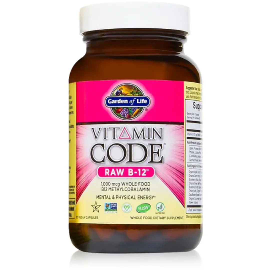 Garden of Life Vitamin Code Raw B12 30 Vegan caps