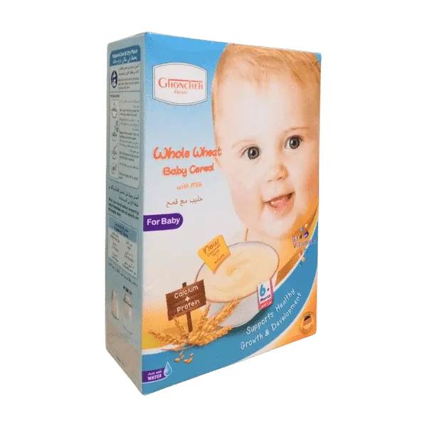 GHONCHEH WHOLE WHEAT BABY CEREAL WITH MILK 200GM