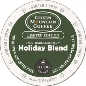 Green Mountain Coffee Holiday Blend Medium Roast K-Cup Pack 24 Per Box