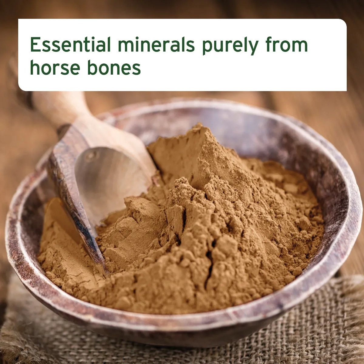 Ground Horse Bones - Natural Calcium Supplement for Dogs & Cats