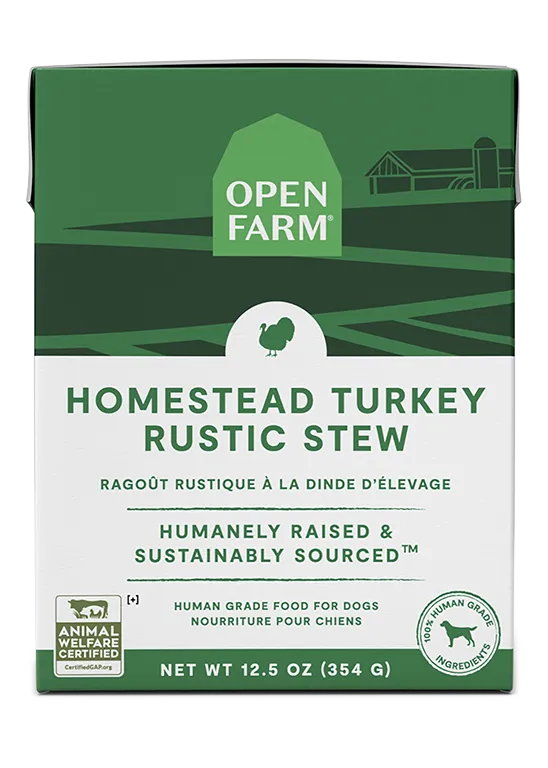 Homestead Turkey Rustic Stew Wet Dog Food