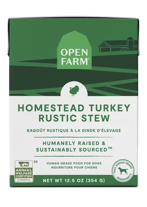 Homestead Turkey Rustic Stew Wet Dog Food