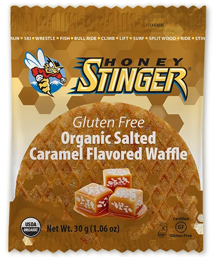 Honey Stinger Gluten Free Organic Waffle - Salted Caramel