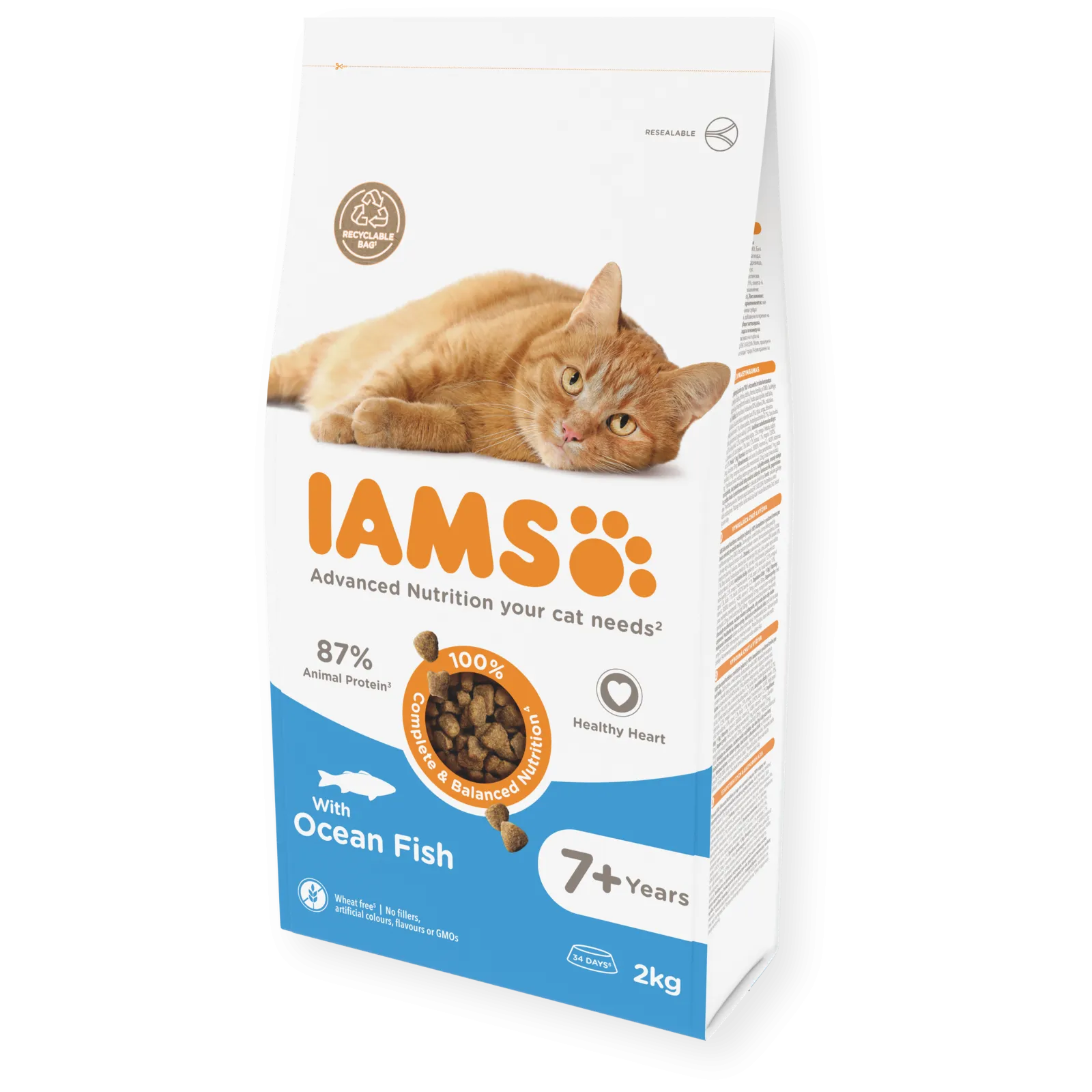 IAMS Advanced Nutrition Senior Cat with Ocean Fish 2kg