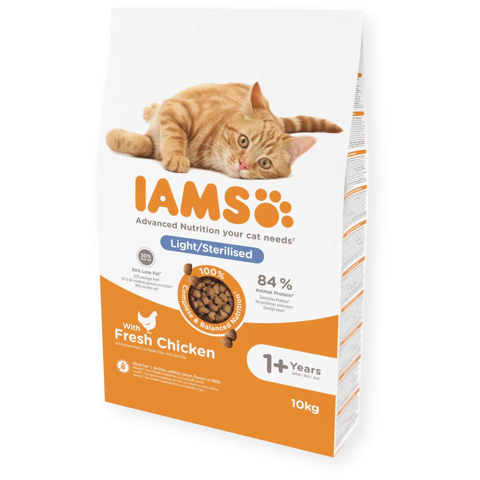 Iams Dry Cat Food Light in fat/Sterilised Adult Fresh Chicken