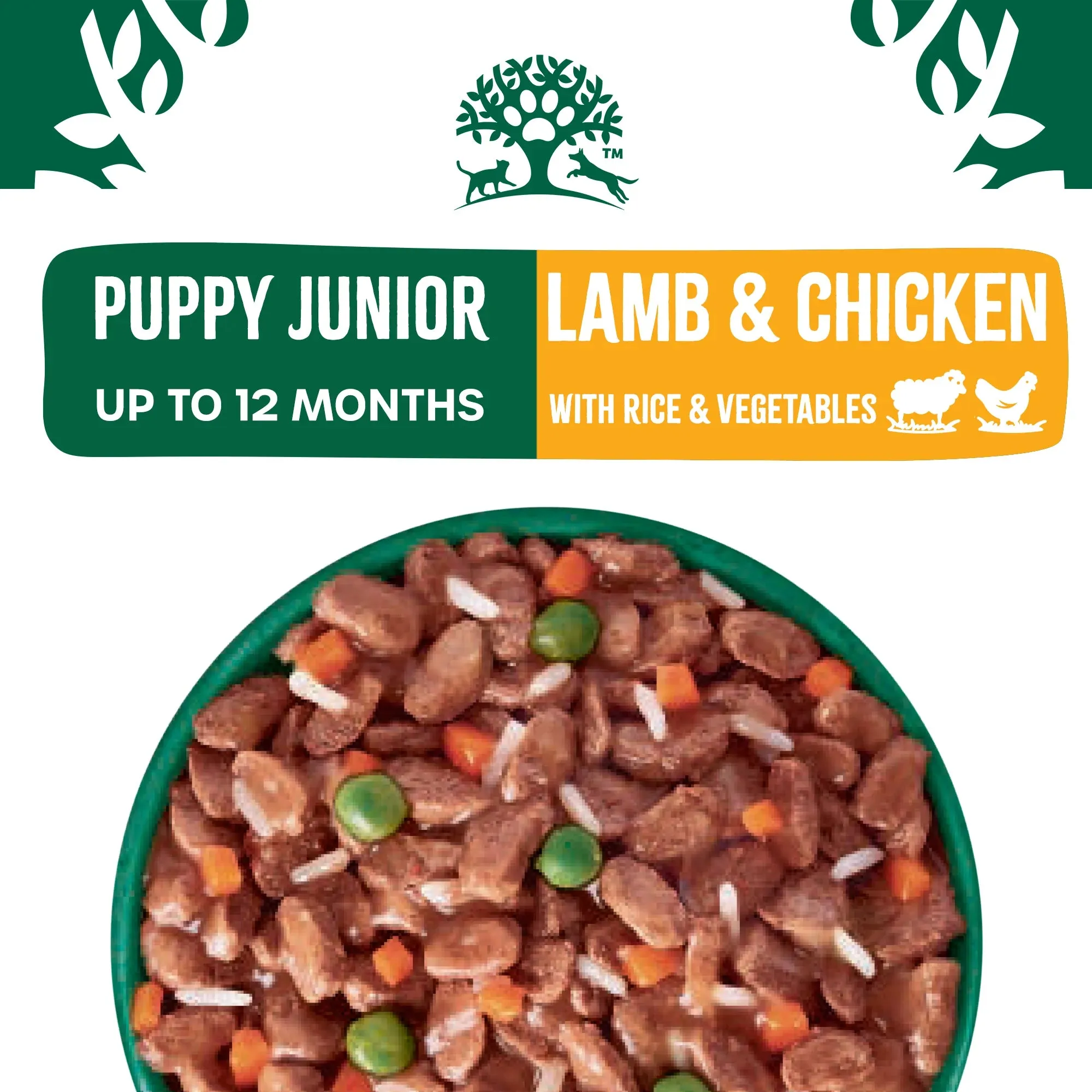 James Wellbeloved Puppy Pouch Lamb & Chicken 12 x 90g