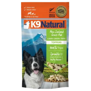 K9 Natural Dog Freeze-Dried Lamb Green Tripe Booster 2oz