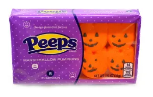 Marshmallow Peeps Pumpkin 8 Count Tray