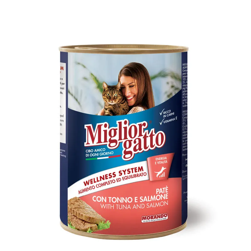 Miglior gatto Pate  with Salmon 405g