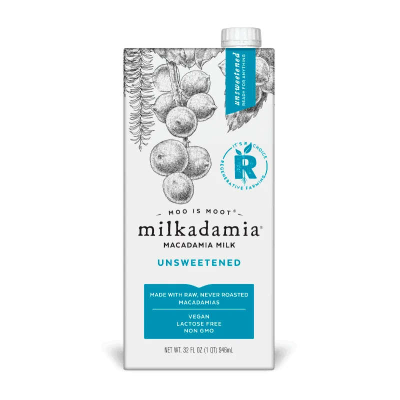 Milkadamia Milk Unsweetened (6 PK - 32 FL OZ)