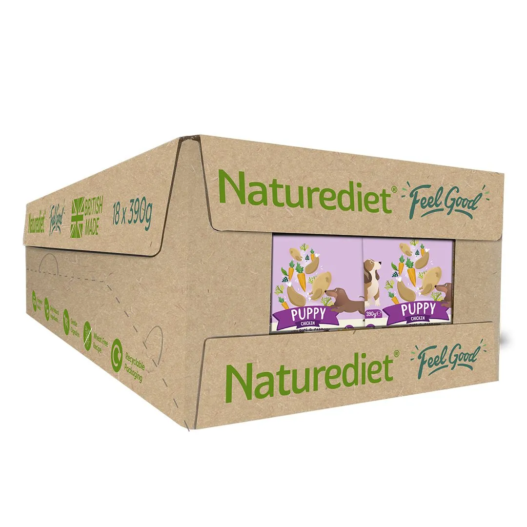 Naturediet Feel Good Puppy 18 x 390g - (BBD 10/24)