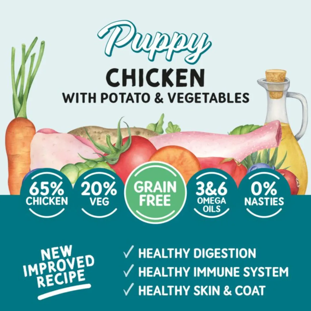 Naturo Puppy Grain Free Chicken, Potato & Veg Pouch