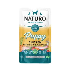 Naturo Puppy Grain Free Chicken, Potato & Veg Pouch