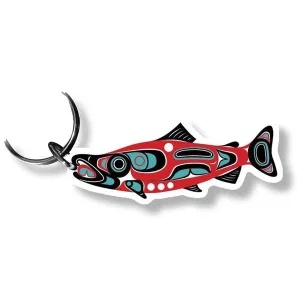 Northwest Salmon - Formline Key Ring