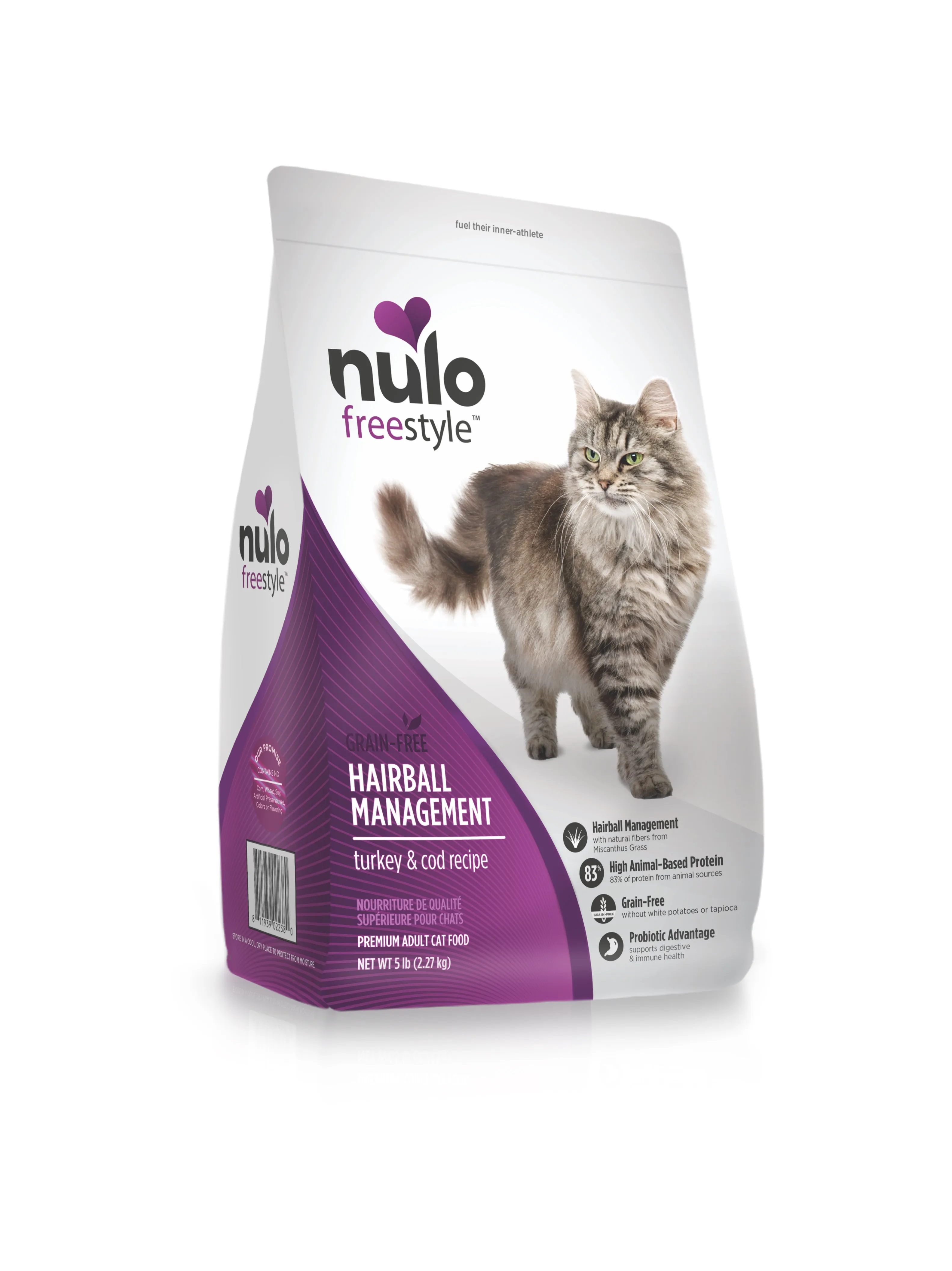 Nulo Cat Freestyle Hairball Management Turkey & Cod