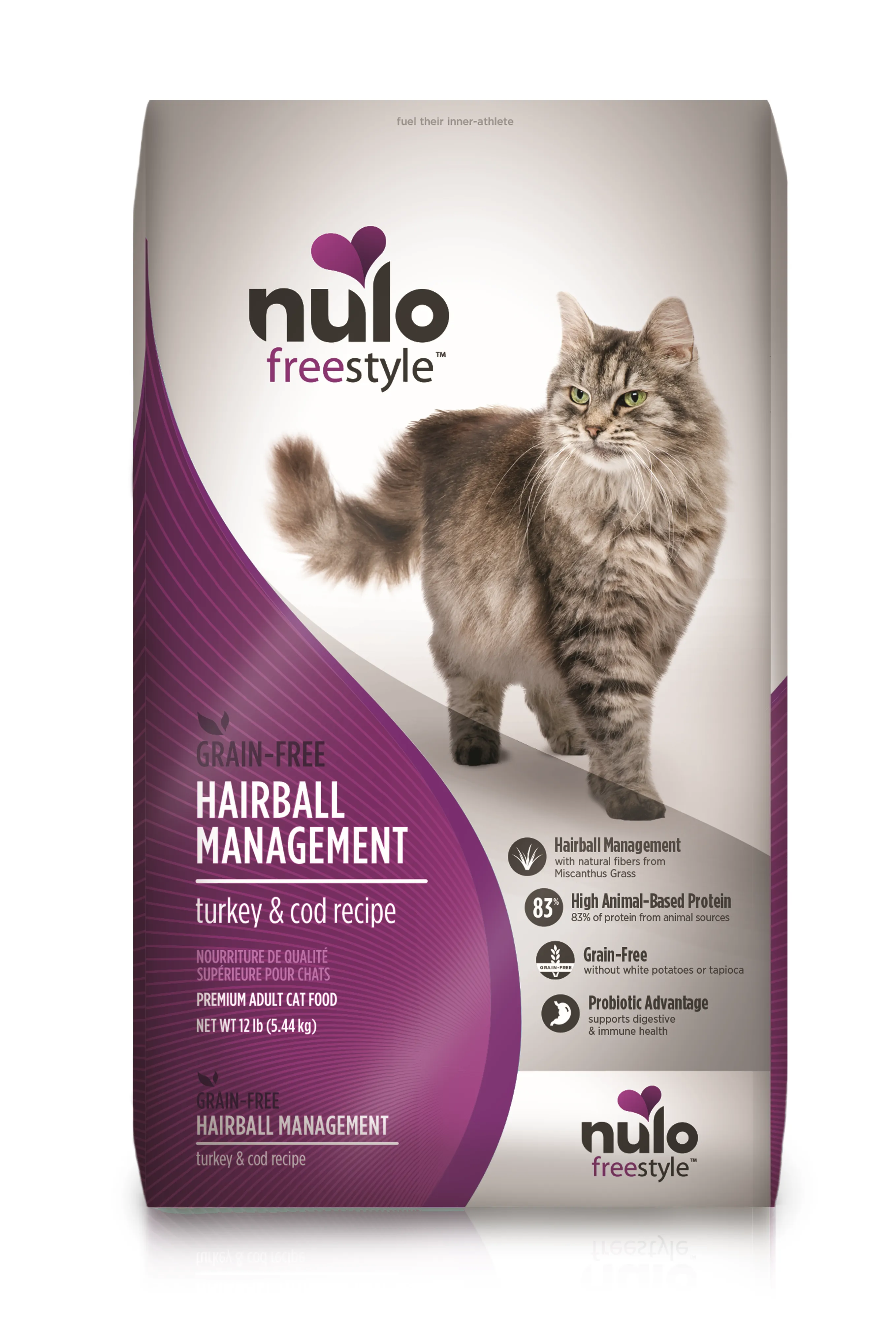 Nulo Cat Freestyle Hairball Management Turkey & Cod