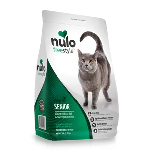 Nulo Freestyle Senior Alaska Pollock, Duck & Sweet Potato Recipe Grain-Free Dry Cat Food