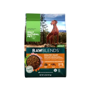 Only Natural Pet Raw Blends Chicken and Poultry Feast Raw Grain Free Dog Food