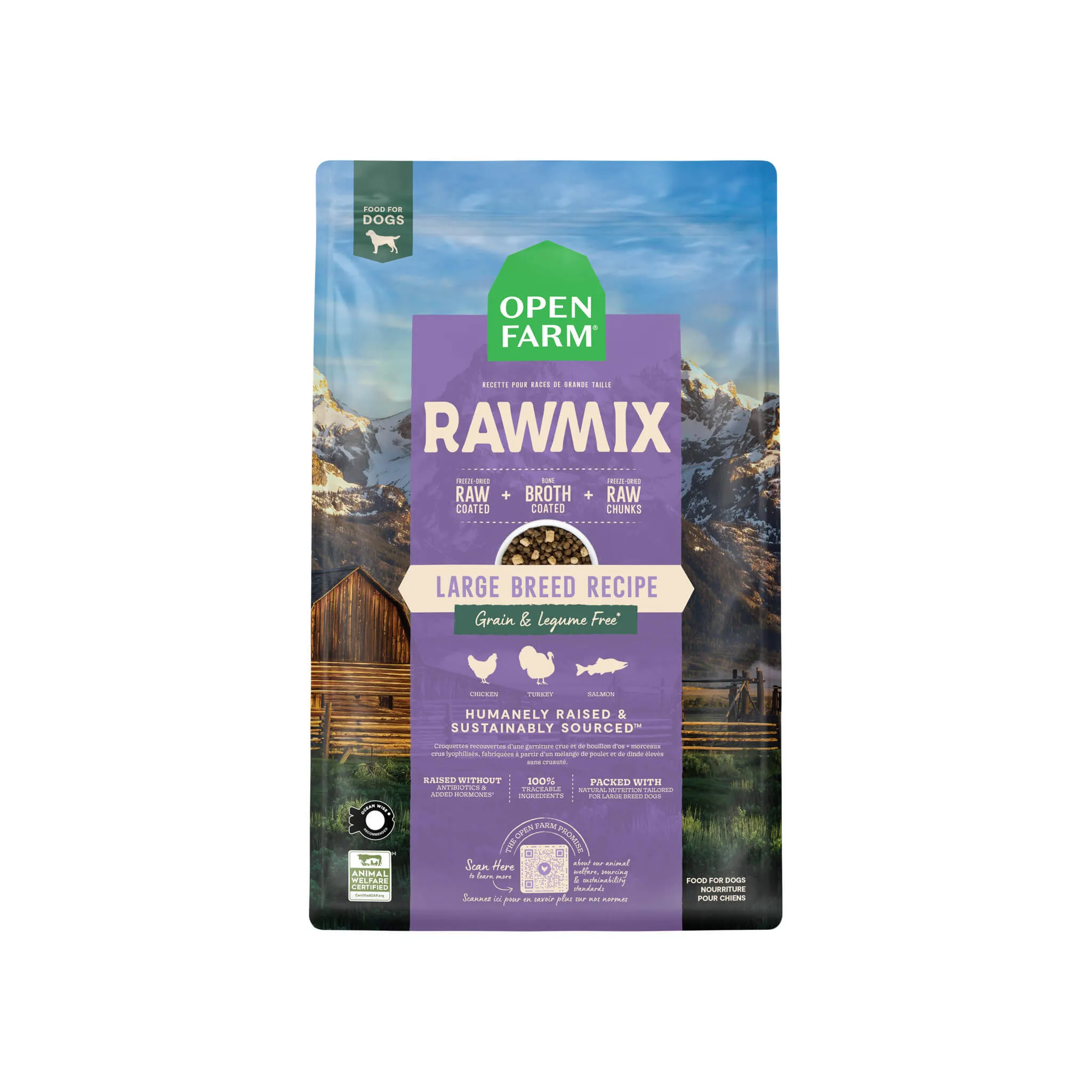 Open Farm Grain Free Rawmix Dry Dog Food