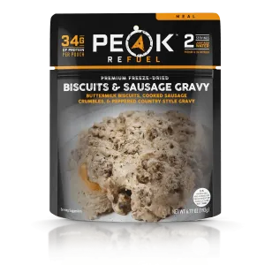 Peak Refuel | Biscuits & Sausage Gravy